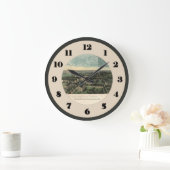 Wooster Ohioポストカードクロック – 大学1914 ラージ壁時計 (ホーム)