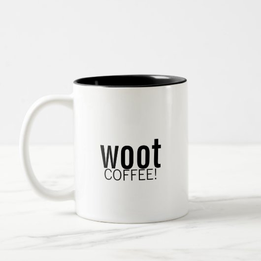 woot、コーヒー! ツートーンマグカップ (左)