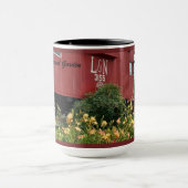 Wootenの記念の庭15ozのコーヒー・マグ マグカップ (中央)