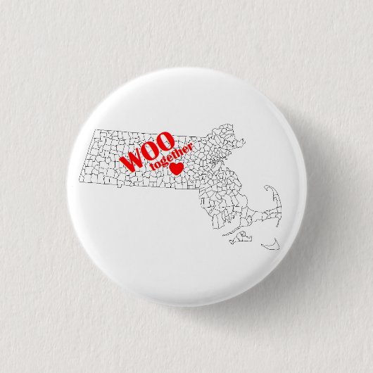 WOOtogether Pin 缶バッジ (正面)