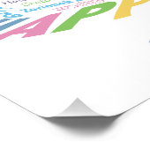 Wor(l)dお誕生日ケーキポスター ポスター (コーナー)