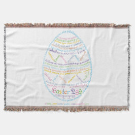 Wor(l)dイースターエッグブランケット スローブランケット