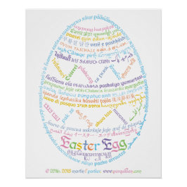 Wor(l)dイースター卵ポスター ポスター