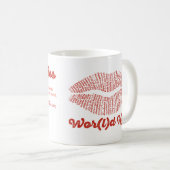Wor(l)dキスマグ コーヒーマグカップ (正面右)
