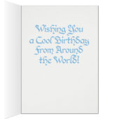 Wor(l)d雪だるまカード (内側 (右))