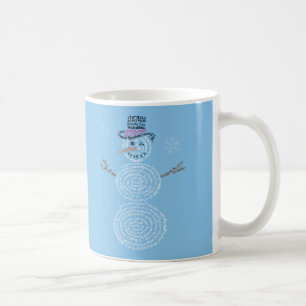 Wor(l)d雪だるまマグ コーヒーマグカップ