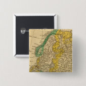 Worcesterによるヨーロッパ地図 缶バッジ (正面&裏面)