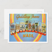 Worcester, Massachusetts Travel ポストカード (正面/裏面)