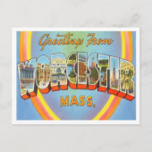 Worcester, Massachusetts Travel ポストカード (正面)