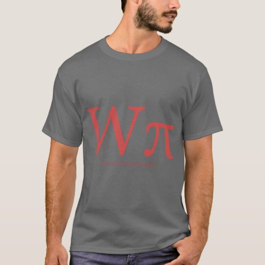 Worcester Polytechnic Institute WPI Pi Symbol Tシャツ (正面)