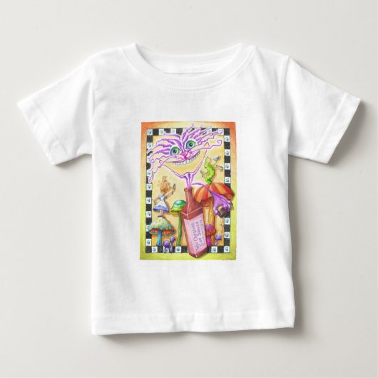 WorCHESHIRE猫 ベビーTシャツ (正面)