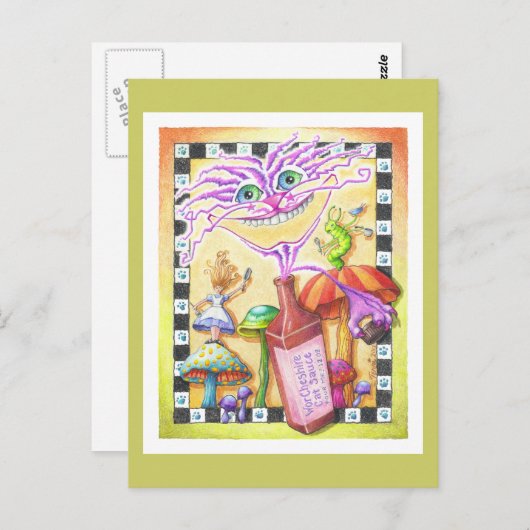 WorCHESHIRE猫 ポストカード (正面/裏面)