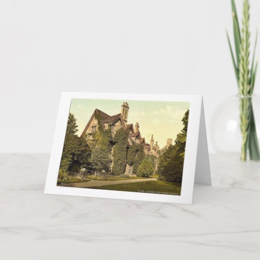 Worchesterの大学、オックスフォード、イギリスまれなPhotochro カード (正面)