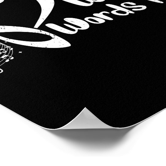 Wordが音楽のノート話の記号に失敗したとき ポスター (角)