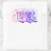 Wordの手書き入力 楕円形シール (バッグ)