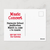 Wordの送信 ポストカード (裏面)