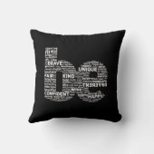 Wordやる気を起こさせる Cloud装飾用クッション クッション (裏面)