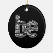 Wordやる気を起こさせる Cloud装飾用クッション セラミックオーナメント (左)