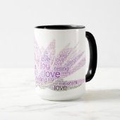 Wordクラウドマグ マグカップ (正面右)