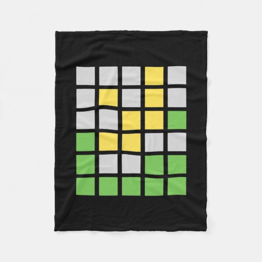 Wordゲームの贈り物 フリースブランケット (正面)