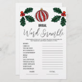 Wordスクランブルブライダルシャワーゲーム (正面/裏面)