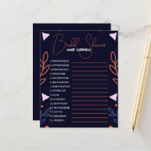 Wordスクランブルブライダルシャワーゲーム