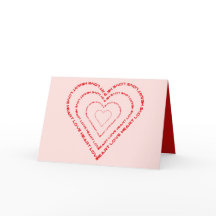 Wordハートのテキストの愛