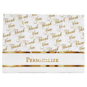 Wordパターンのスクリプトを作成しました – カスタム ラージペーパーバッグ (裏面)