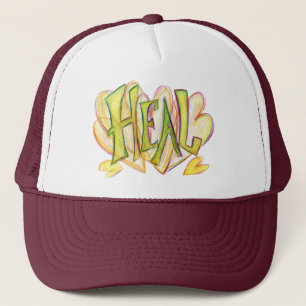 Word感動的 Heal Art Hat キャップ