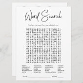 Word検索 |ブライダルシャワー (正面/裏面)