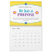 "Word®の時間"の精神的なカレンダー カレンダー (3月 2026)