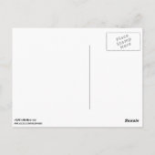 Word Art: "I Love You" 3 languages -赤いハート ポストカード (裏面)