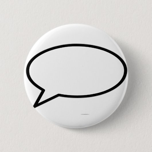 Word Bubble Trans離れ The MUSEUM Zazzle Gives 缶バッジ (正面)