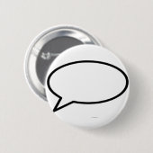 Word Bubble Trans離れ The MUSEUM Zazzle Gives 缶バッジ (正面&裏面)