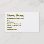 Word Cloud Flowers名刺 名刺 (裏面)