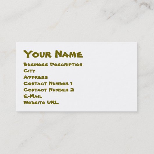 Word Cloud Flowers名刺 名刺 (裏面)