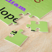 Word Cloud Name Collage Amazing Family ジグソーパズル (側面)