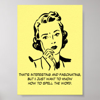 Word Court Reporting引用文の綴り方 ポスター