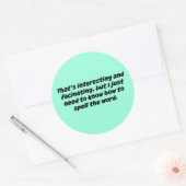 Word Court Reporting引用文の綴り方 ラウンドシール (封筒)