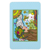 Word_Flexible Magnet 6" x 4" マグネット (縦)