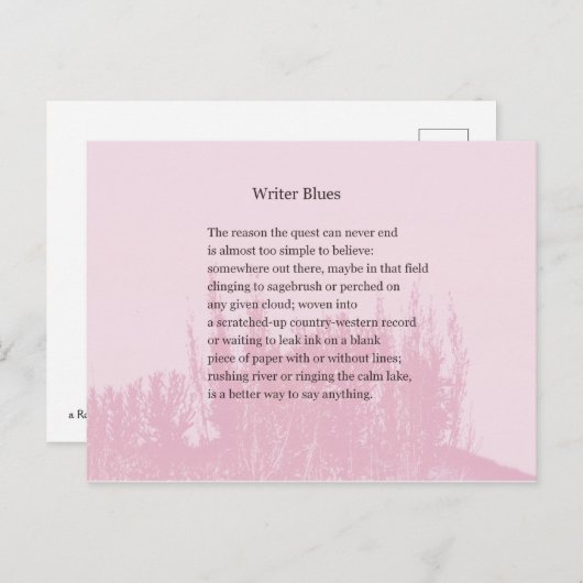 Word for Writers ポストカード (正面/裏面)