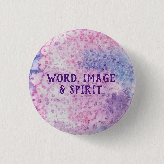 Word、Image & Spiritボタン 缶バッジ (正面)