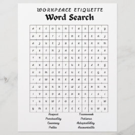 word puzzle/search. レターヘッド