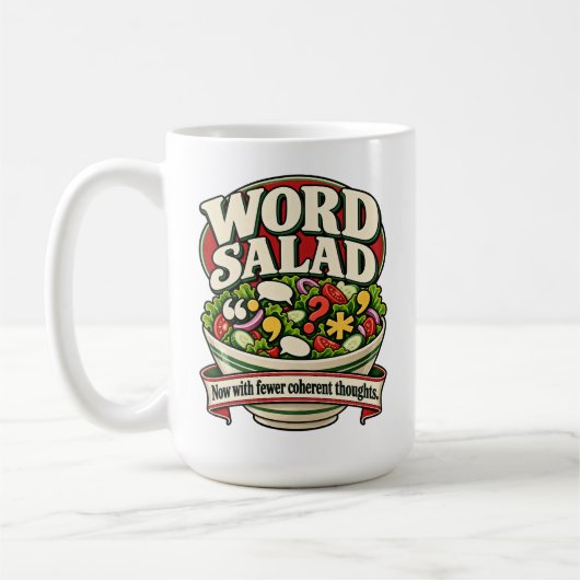 Word Salad – より意味不明に コーヒーマグカップ (左)