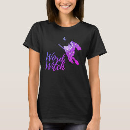 Word Witch Tシャツ – デザイン3 (Rockin' Purple!)