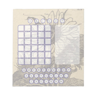 Wordleスクラッチパッドメモ帳 – Sunflower ノートパッド