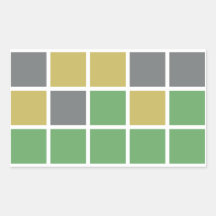 Wordleパズルゲームのシール