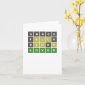 Wordle バレンタイン / 結婚記念日 カード (黄色い花)