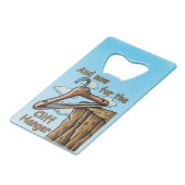 Wordplayでクリフハンガーのおもしろいよくはしゃぐ画像 クレジットカード栓抜き (裏面アングル)