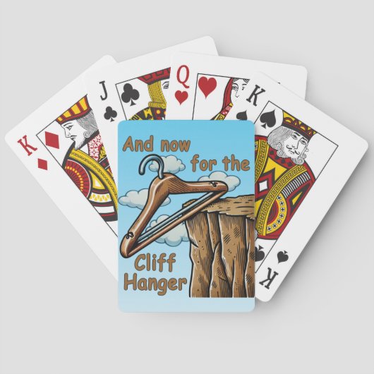 Wordplayでクリフハンガーのおもしろいよくはしゃぐ画像 トランプ (裏面)